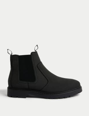 

Mens HERITAGE Waterproof Chelsea Boots - Black, Black