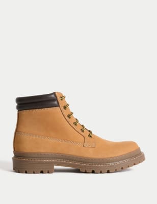 

M&S Collection Botas brogue de piel con suela con dibujoMens - Light Tan, Light Tan