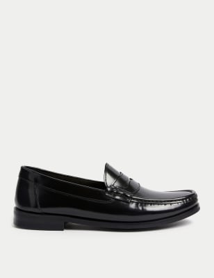 

Mens M&S Originals Hunslet Penny Loafer - Black, Black