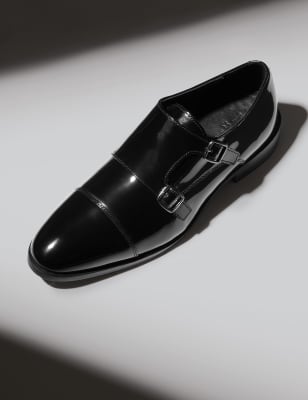 

Autograph Mocasines de piel con doble tiraMens - Black, Black