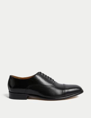 

Mens Autograph Wide Fit Leather Oxford Shoes - Black, Black