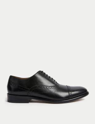 

Mens Autograph Leather Brogues - Black, Black