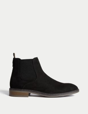 

Mens M&S Collection Suedette Chelsea Boots - Black, Black