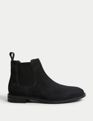 

Mens Autograph Suede Chelsea Boots - Charcoal, Charcoal