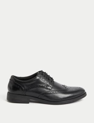 

Mens M&S Collection Airflex™ Leather Brogues - Black, Black