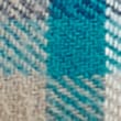 Checked Moccasin Slippers with Freshfeet&trade;, TEAL MIX, swatch