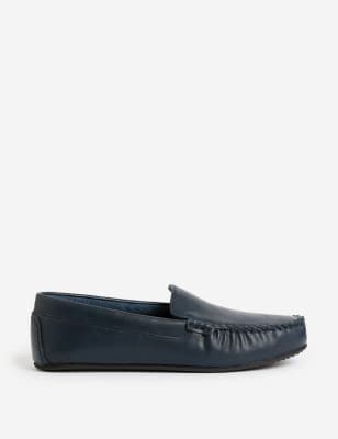 

Mens M&S Collection Moccasin Slippers with Freshfeet™, Navy