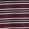 Pure Cotton Waffle Striped Pyjama Set, BURGUNDY, swatch