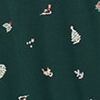 Pure Cotton Printed Christmas Family Pyjamas, GREEN MIX, swatch