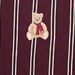 Spencer Bear&trade; Striped Christmas Family Pyjamas, BURGUNDY MIX, swatch