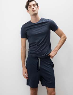 

Autograph Pantalón corto de pijama de modal de algodón Supima®Mens - Dark Navy, Dark Navy