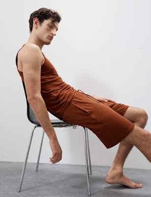

Mens Autograph Pima® Cotton Modal Pyjama Shorts, Maple