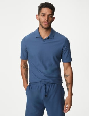 

Mens Autograph Loungewear-Oberteil aus Baumwollmischgewebe - Light Denim, Light Denim