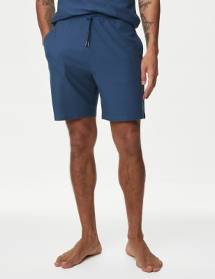 

Mens Autograph Loungewear-Shorts aus Supima®-Baumwollmischgewebe - Light Denim, Light Denim