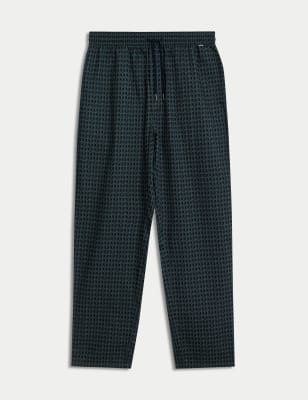 

Mens Autograph Supima® Cotton Rich Printed Pyjama Bottoms - Navy Mix, Navy Mix