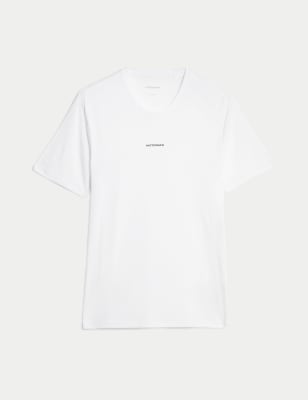 

Mens Autograph Supima® Cotton Blend T-Shirt - White, White