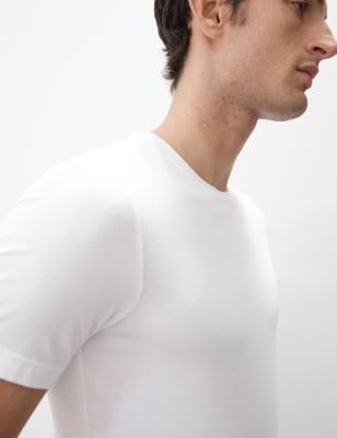 

Mens Autograph Supima® Cotton Blend T-Shirt Vest, White