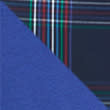 Pure Cotton Checked Short Pyjama Set, BLUE MIX, swatch