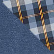 Pure Cotton Checked Pyjama Set, DENIM MIX, swatch