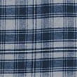 Brushed Cotton Checked Pyjama Set, BLUE MIX, swatch