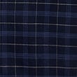 Brushed Cotton Checked Pyjama Set, NAVY MIX, swatch