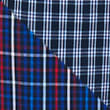 2 Pack Pure Cotton Checked Long Pyjama Bottoms, RED MIX, swatch