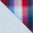 Pure Cotton Checked Pyjama Set, BLUE MARL, swatch
