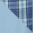 Pure Cotton Checked Pyjama Set, BLUE MIX, swatch