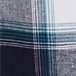Brushed Cotton Checked Loungewear Bottoms, TEAL, swatch