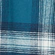 Brushed Cotton Checked Loungewear Bottoms, TEAL MIX, swatch