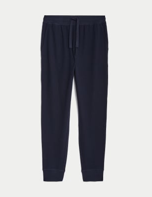

M&S Collection Pantalón deportivo 100% algodón gofradoMens - Navy, Navy