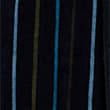 Pure Cotton Velour Striped Dressing Gown, NAVY MIX, swatch