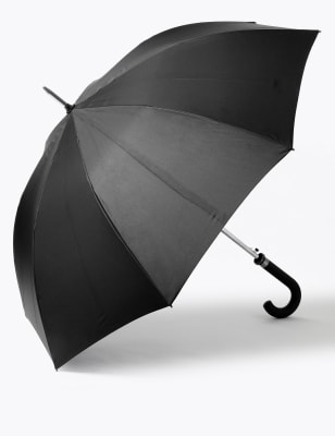 

Mens M&S Collection Recycled Polyester Large Umbrella with Windtech™ - Black, Black