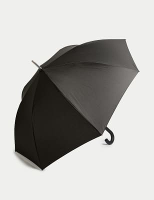 

Mens M&S Collection Recycled Polyester Large Umbrella with Windtech™ - Black, Black