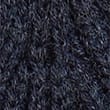 Rib Knit Beanie Hat, NAVY MIX, swatch