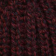 Rib Knit Beanie Hat, BERRY, swatch