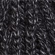 Rib Knit Beanie Hat, CHARCOAL MIX, swatch