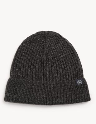 Buy Knitted Beanie Hat at Marks Spencer