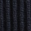 Ribbed Knitted Beanie Hat, DARK NAVY, swatch
