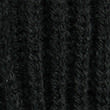Ribbed Knitted Beanie Hat, BLACK, swatch