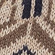 Fair Isle Beanie Hat, NATURAL MIX, swatch