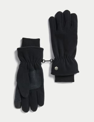 

Mens M&S Collection Fleece-Handschuhe - Black, Black