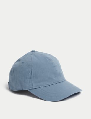 

Mens M&S Collection Baseball Cap - Dusty Blue, Dusty Blue