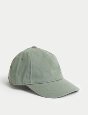 

Mens M&S Collection Baseball Cap - Pale Green, Pale Green