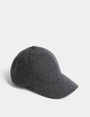 

Mens Autograph Wool Rich Baseball Cap - Grey, Grey