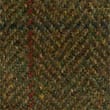 British Wool and Leather Herringbone Gloves, BROWN MIX, swatch