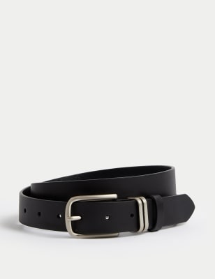 

Mens Autograph Italian Leather Belt - Black, Black