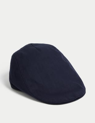 

M&S Collection Gorra inglesa 100% algodón con diseño de espigaMens - Dark Navy, Dark Navy