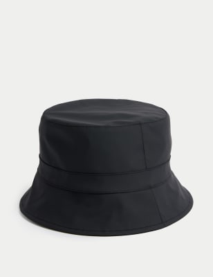 

M&S Collection Gorro de pescador con acabado de gomaMens - Black, Black