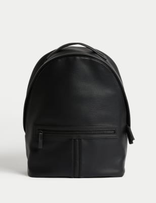 

Mens M&S Collection Textured Backpack - Black, Black